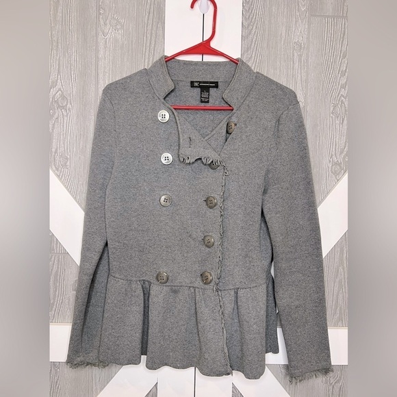 INC International Concepts Double Breasted Sweater Jacket - Picture 1 of 5